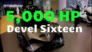 Devel Sixteen 5,000 HP! First Look | YallaMotor.com Devel Sixteen 5,000 HP! First Look | YallaMotor.com