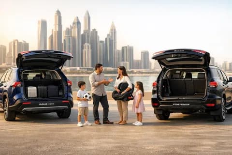 Toyota RAV4 vs Toyota Fortuner 2026: The UAE Family SUV Showdown (Space, Cost, Resale)