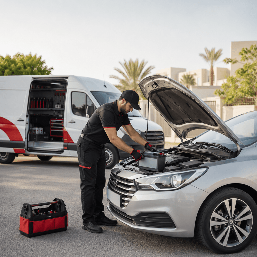Car Tyres, Batteries & parts provided by CBK Car Battery Kuwait