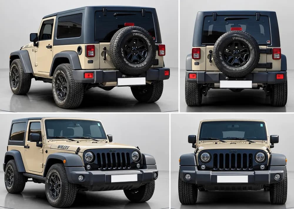 جيب رانجلر 3.6L أوتوماتيك 2017 مستعملة