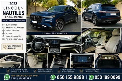 Used Lincoln Nautilus 2.7T V6 Reserve 2023 Used Lincoln Nautilus 2.7T V6 Reserve 2023 for sale