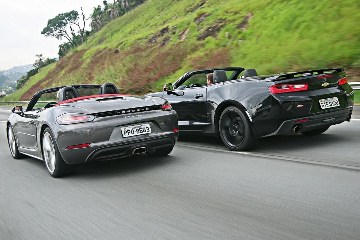 مقارنة بين بورشه بوكستر وشفروليه كامارو: أي سيارة رياضية تناسب نمط حياتك في دبي وأبوظبي؟ مقارنة بين بورشه بوكستر وشفروليه كامارو: أي سيارة رياضية تناسب نمط حياتك في دبي وأبوظبي؟